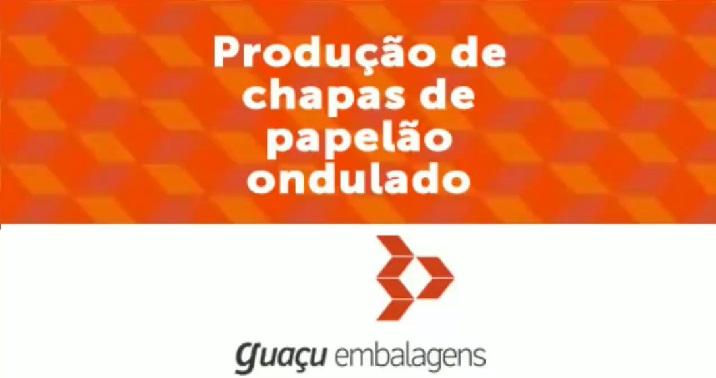Produção de chapas de papelão